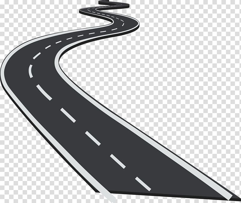 Curve road , Indian National Highway System Roadworks.