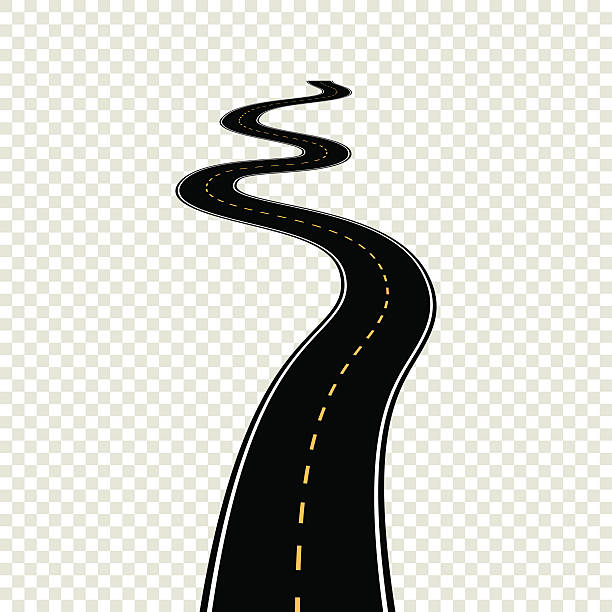 Windy Path Clipart.