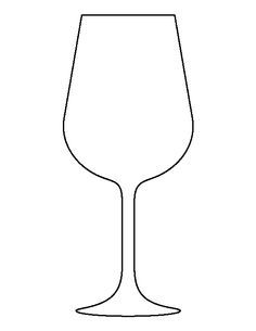 Pin on wine glass pattern.