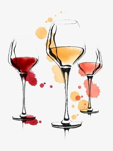 Wineglass, Creative Wine Glass, Cartoon Glasses, Drawing.