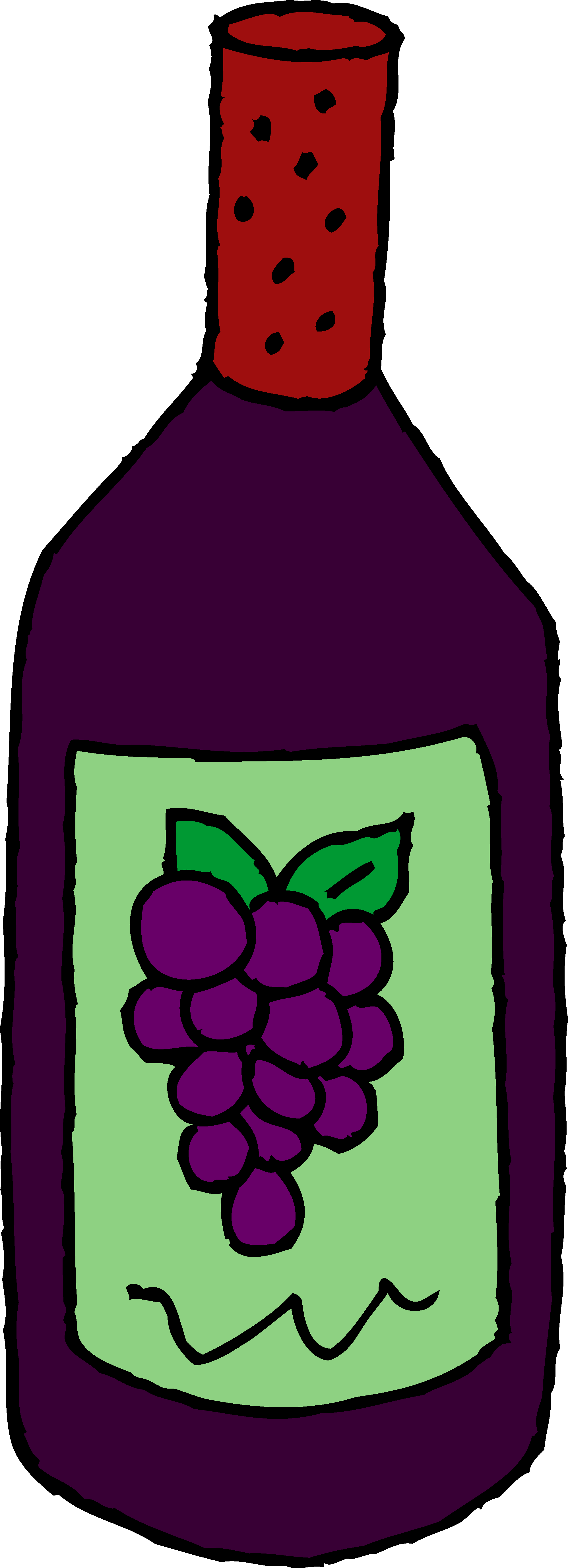 Clip art wine bottle.