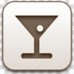 Albook extended sepia , wine glass icon transparent.