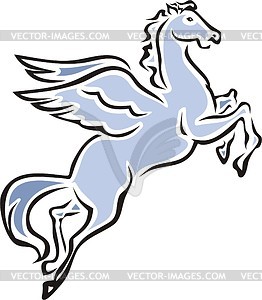 Winged horse.