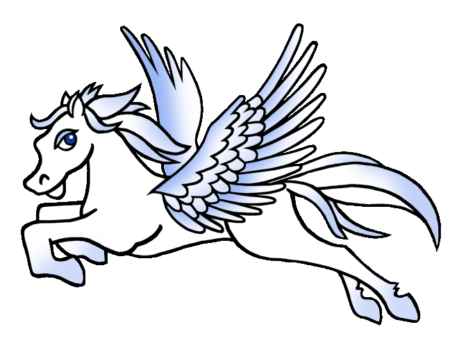 Flying Horse Clipart.