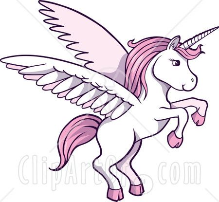 Wings clipart unicorn.
