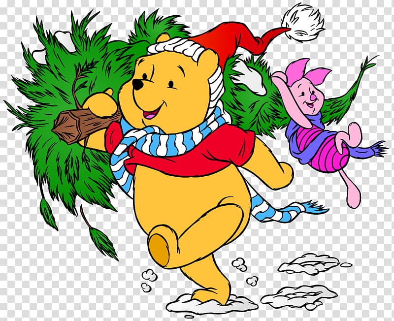 Winnie the Pooh Piglet Tigger Eeyore Christmas, winnie the.