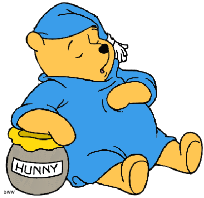 Winnie the Pooh Clip Art Image.