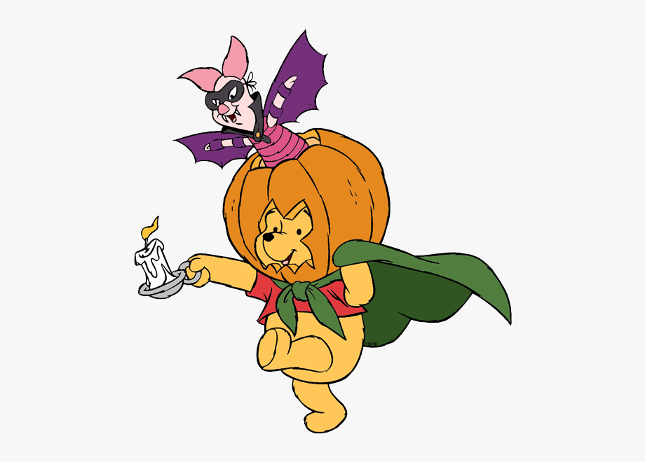 Winnie The Pooh Halloween , Transparent Cartoon, Free.