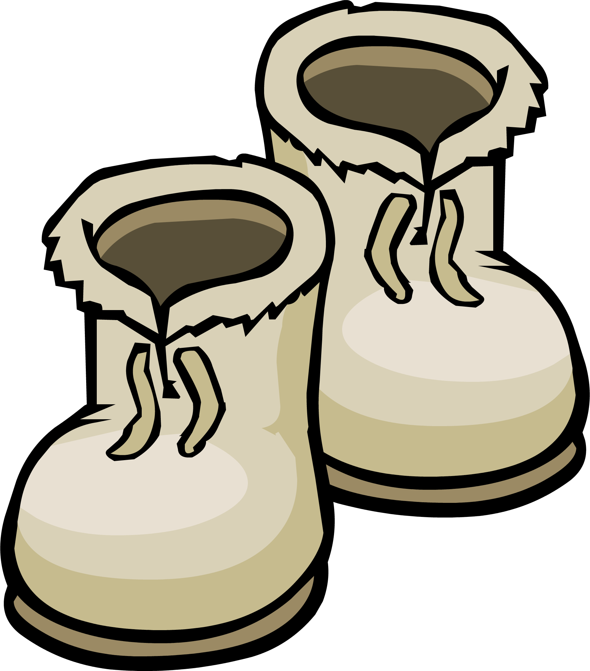 Winter Boots Clipart.