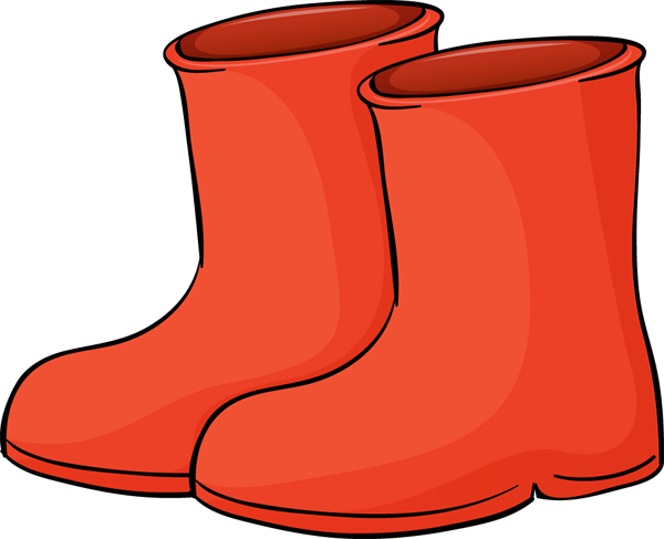 Snow Boots Clipart.