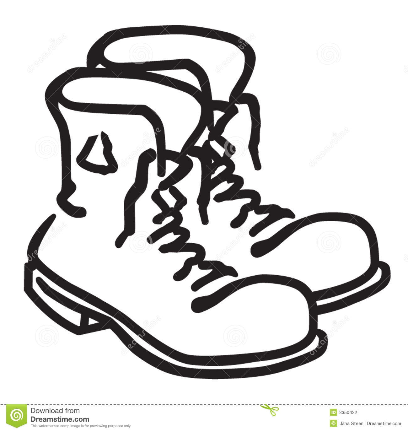 Clip Art Black And White Winter Boots Clipart#2003426.
