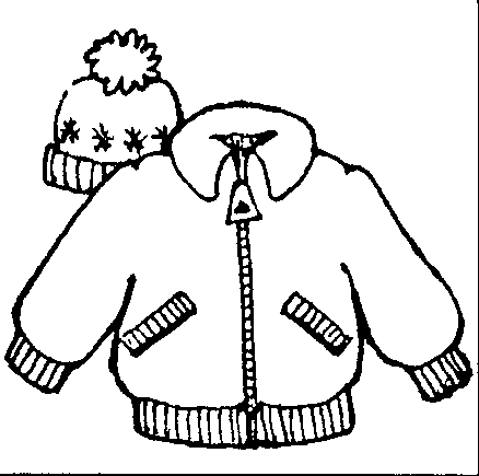 Free Winter Clothes Clipart Black And White, Download Free.