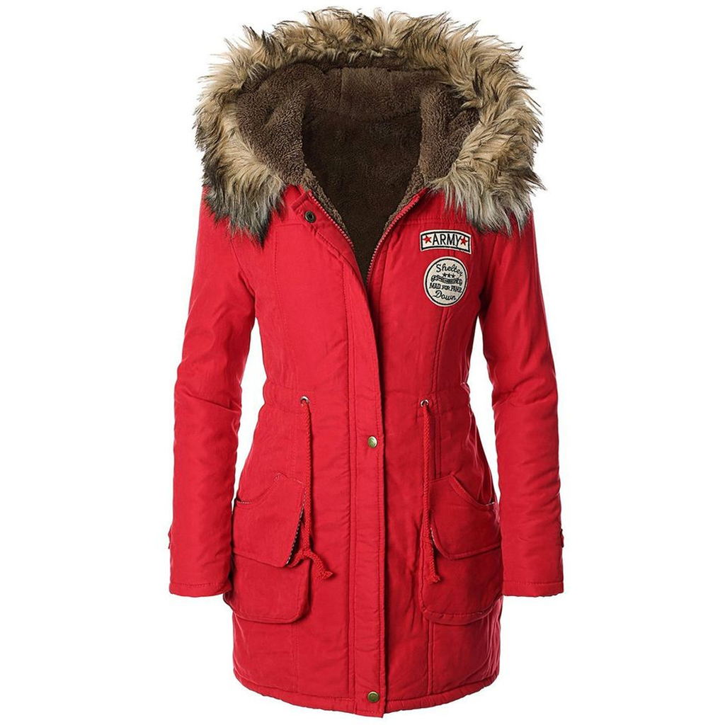 Women Winter Parka Jacket.