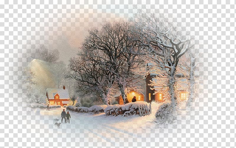 Winter Snow Christmas Desktop 4K resolution, fantasy winter.