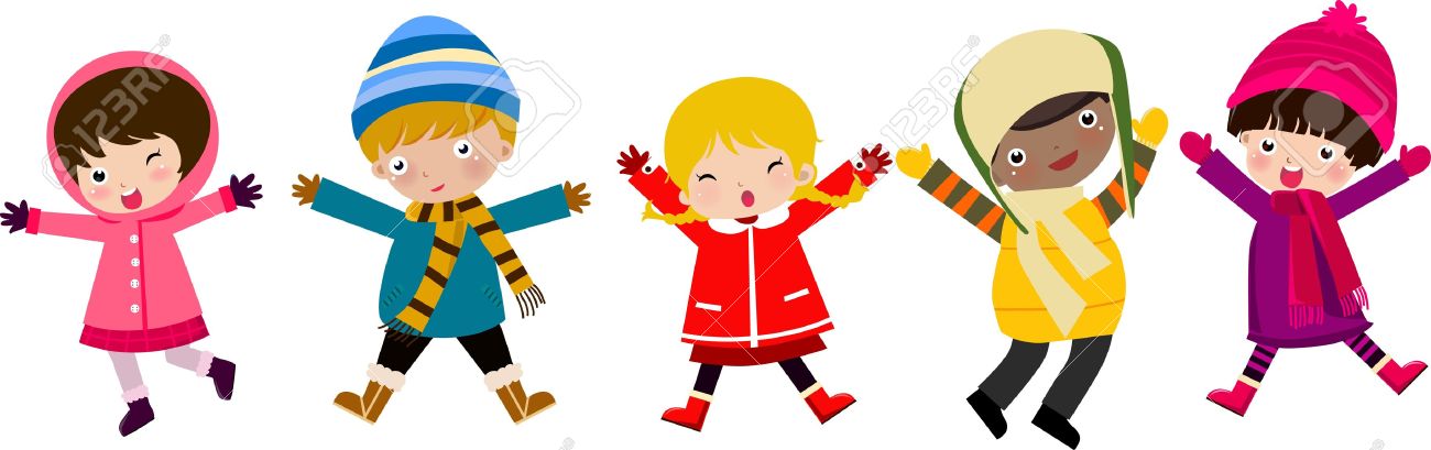 Kids Winter Clipart.