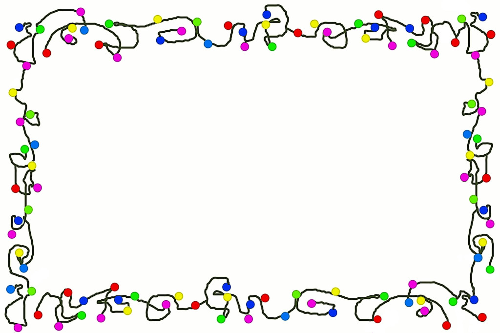 Free Christmas Lights Clipart Pictures.