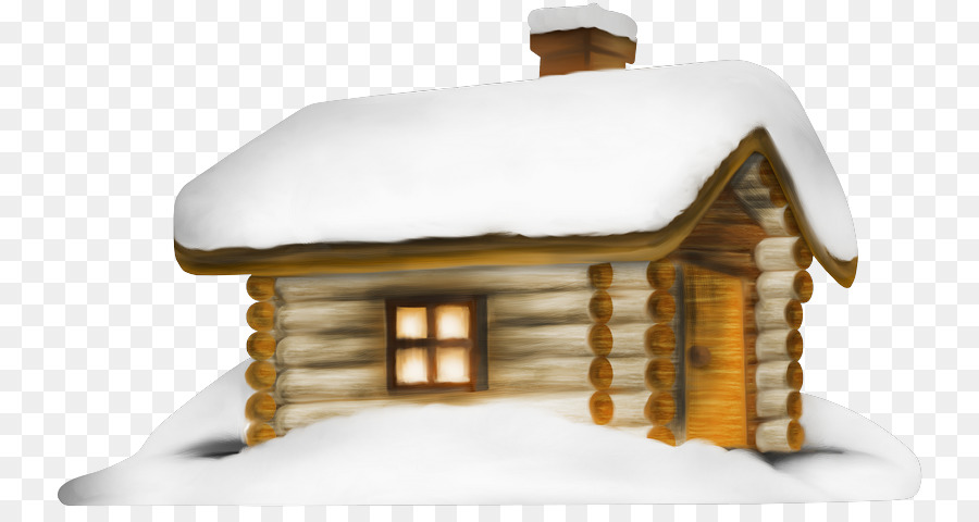 Winter House clipart.