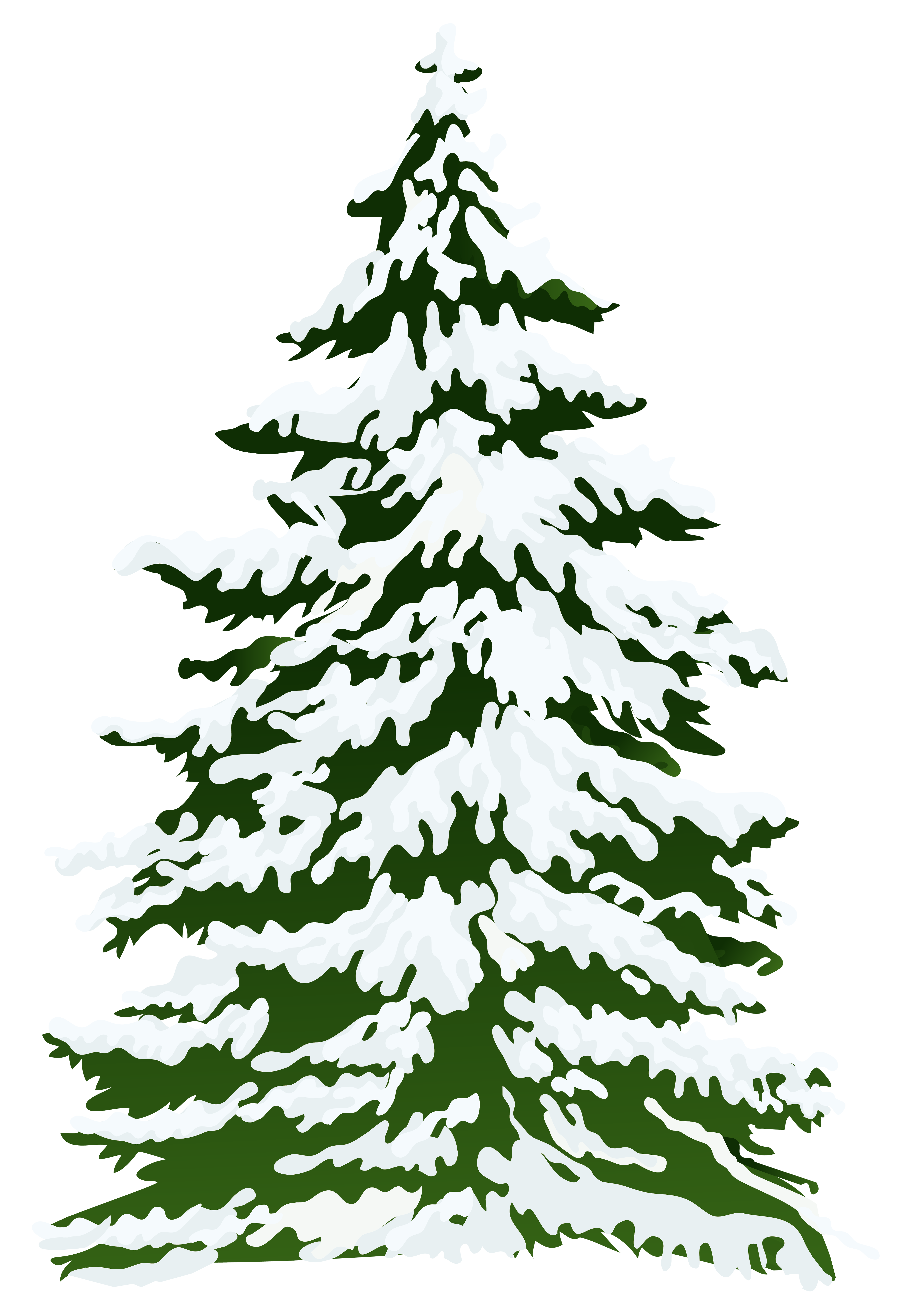 Pine Snow Tree Clip art.