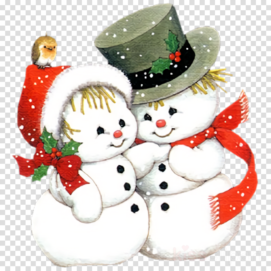 Christmas snowman snowman winter clipart.