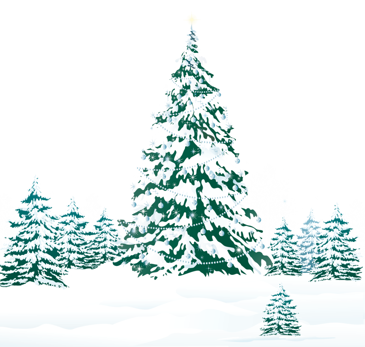 winter snow trees blank clipart 10 free Cliparts | Download images on