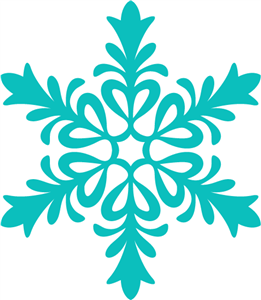 Snowflake Silhouette (20 snowflakes) #snowflake #silhouettes.