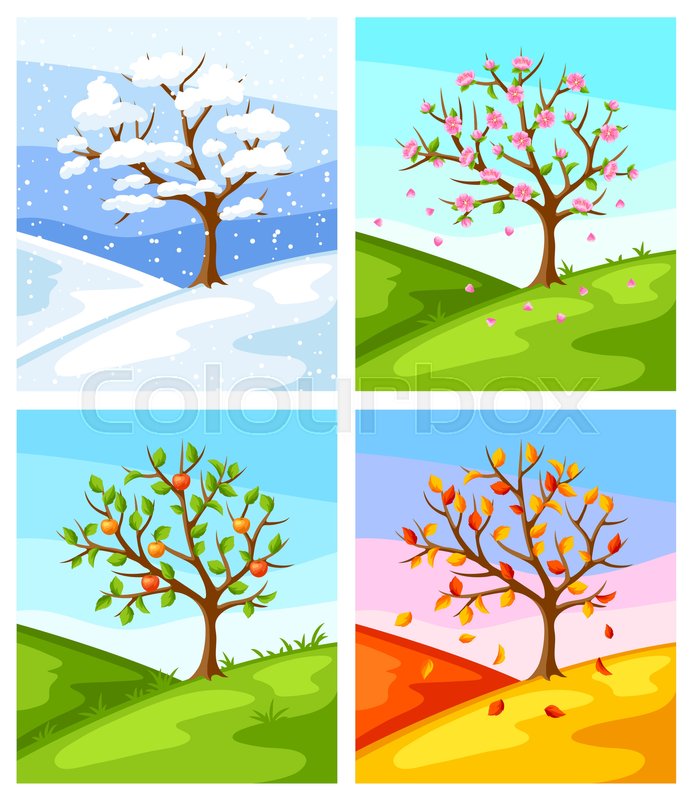 winter spring summer fall clipart 10 free Cliparts ...