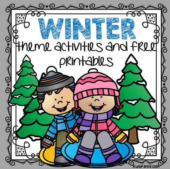 Winter theme activities and printables for Preschool and.