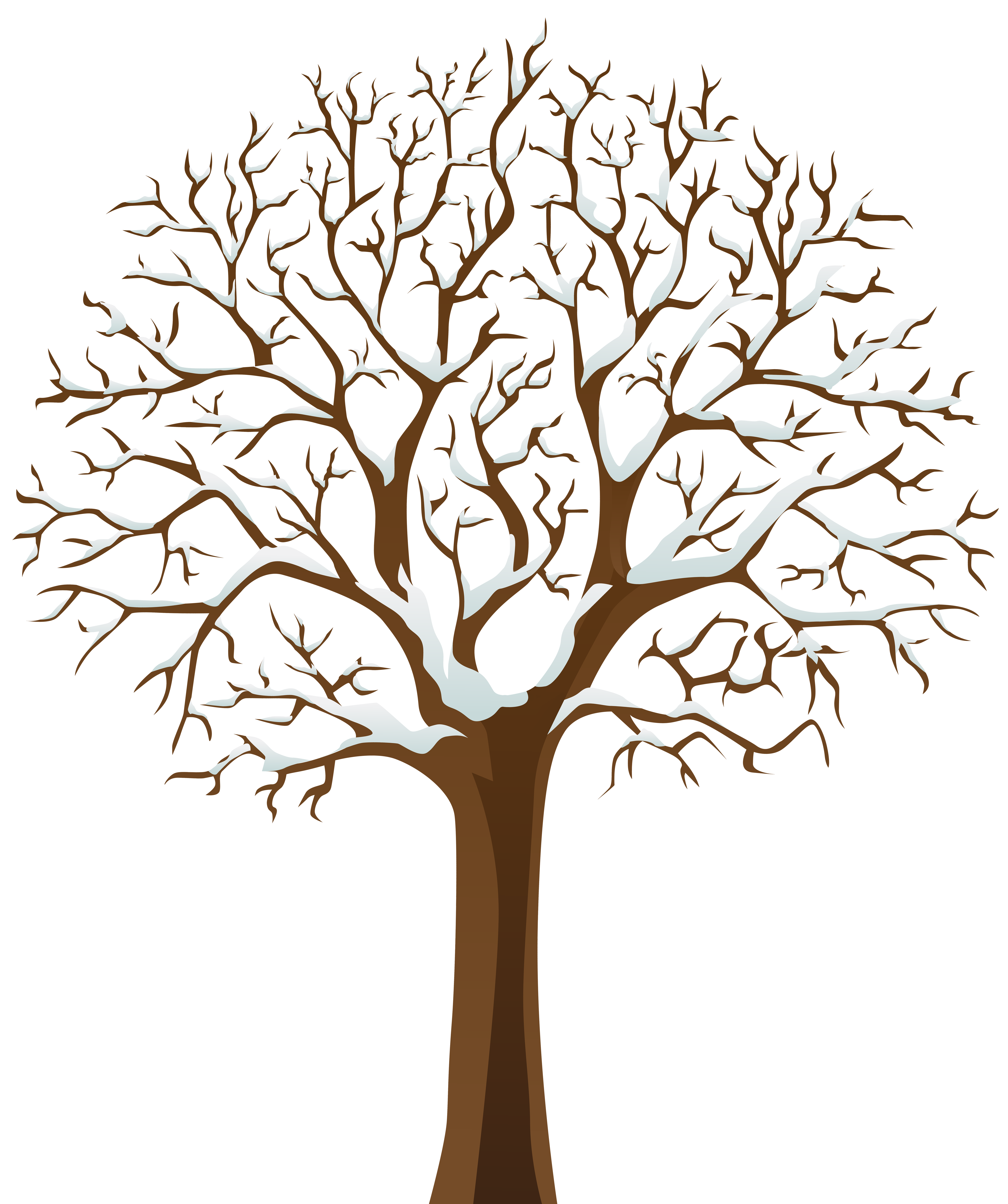Tree Winter Clip art.