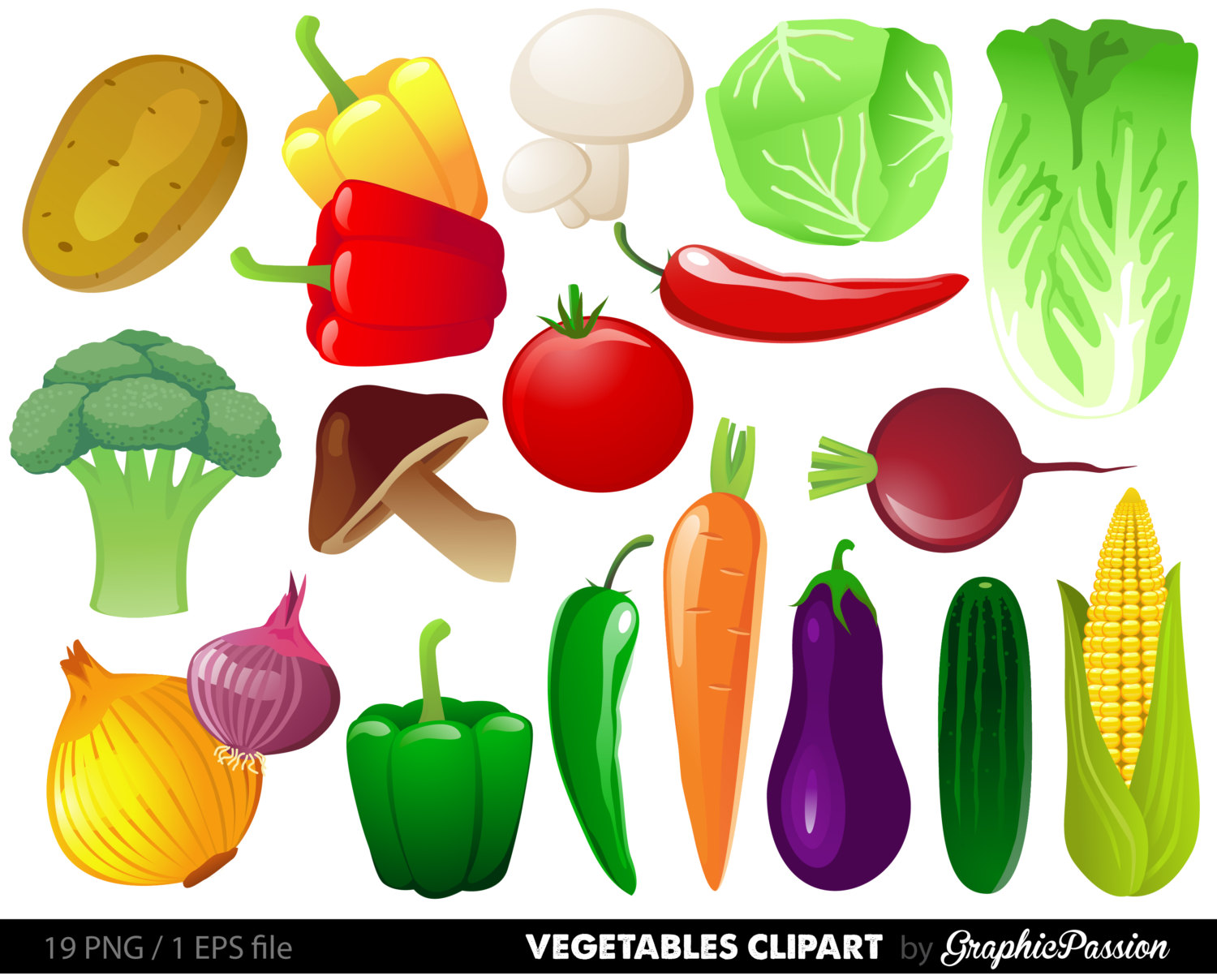 Vegetable clip art.