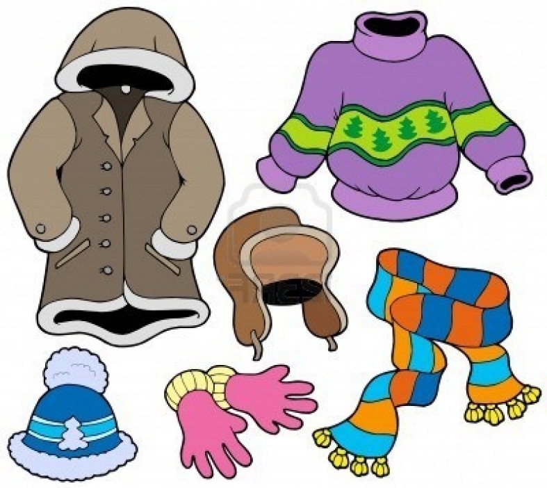 Winter Clothes Clipart.