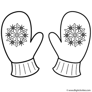 580 Mittens free clipart.