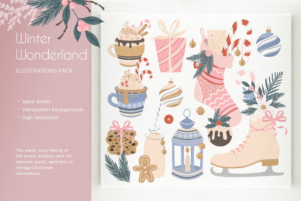 Winter Wonderland Illustration Pack.