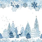 Winter Wonderland Clipart Border.