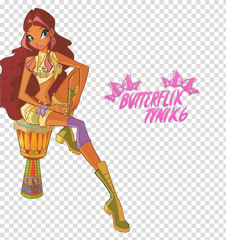 Winx Club Aisha Amazonia transparent background PNG clipart.