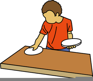 Wipe Table Clipart.