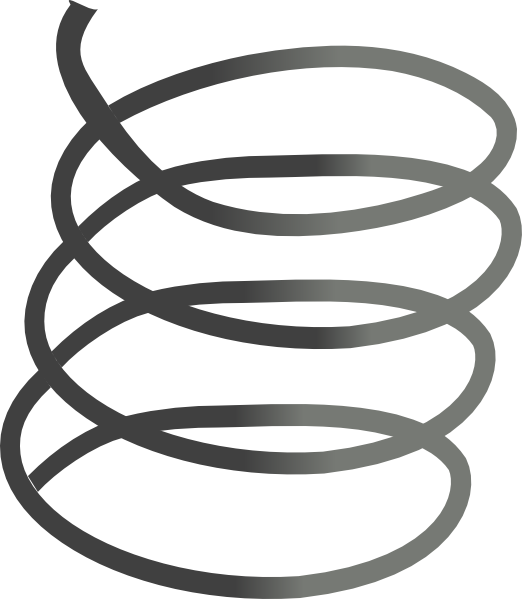 Coil Spring Graphics Clipart.