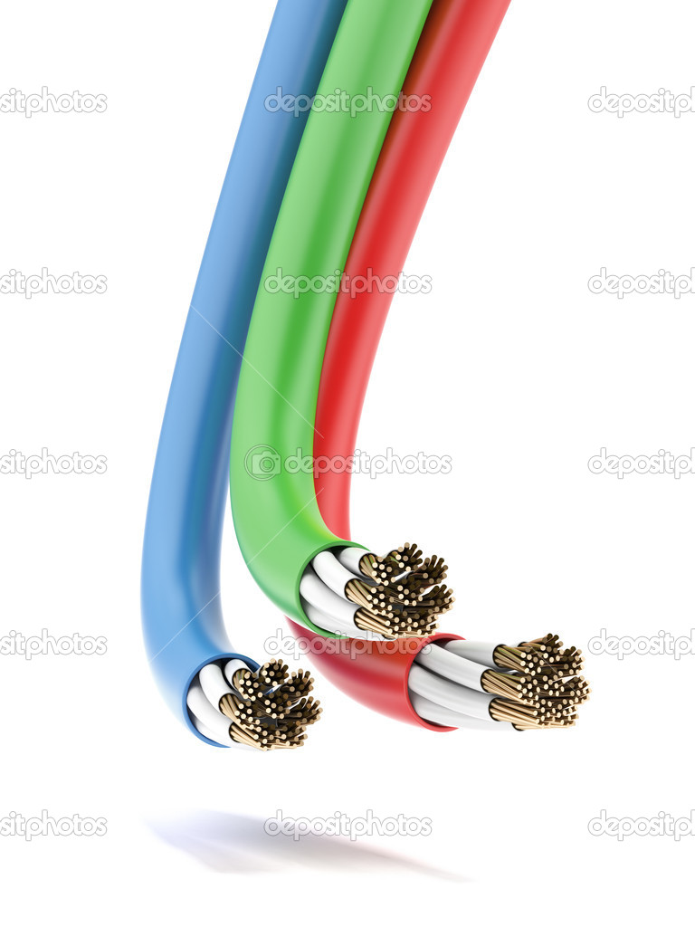 Electrical Cables Wires — Stock Photo © ekostsov #17893425.