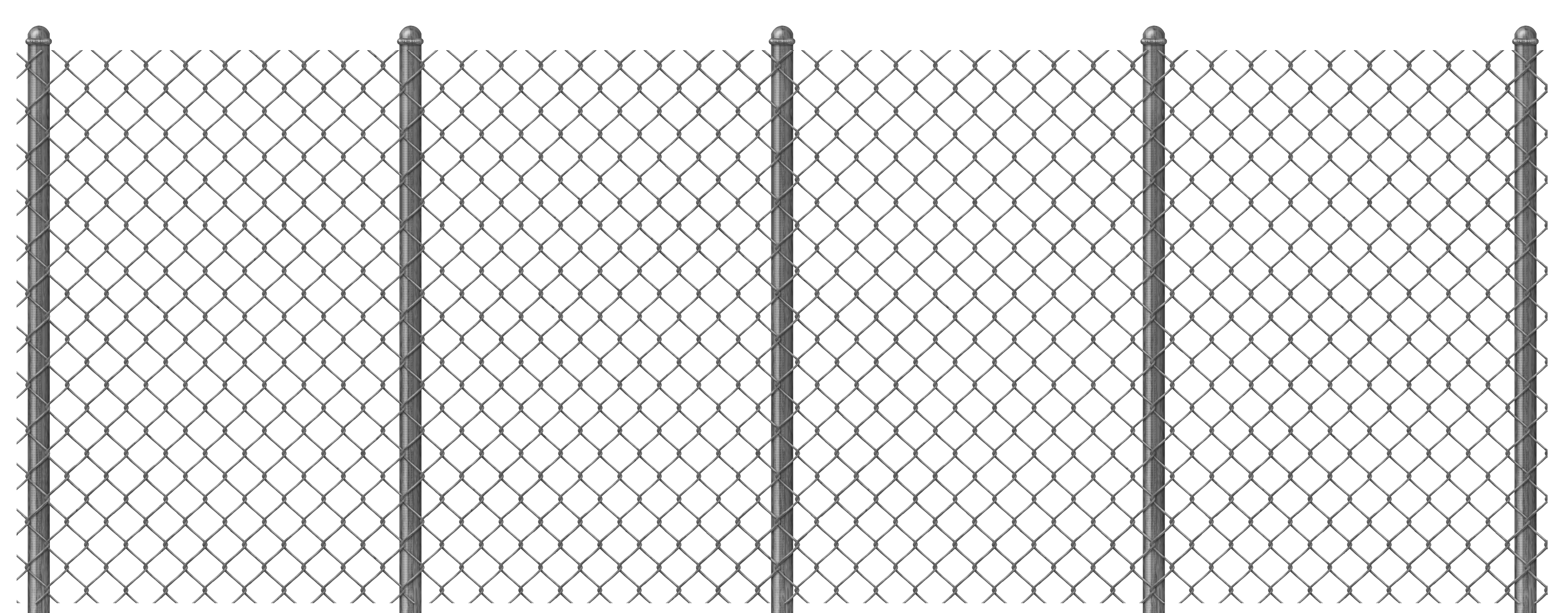 Transparent Chain Link Fence PNG Clipart.