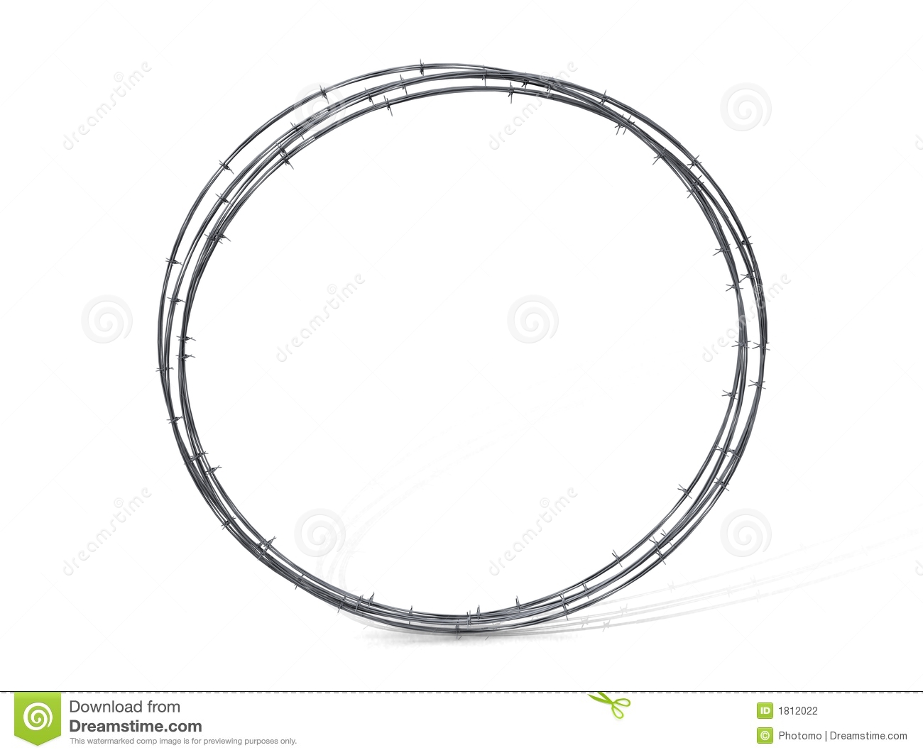 Barbed Wire Circle Clip Art.