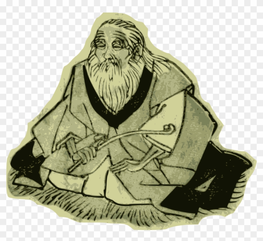 Wise Old Man Computer Icons Wisdom Old Age.