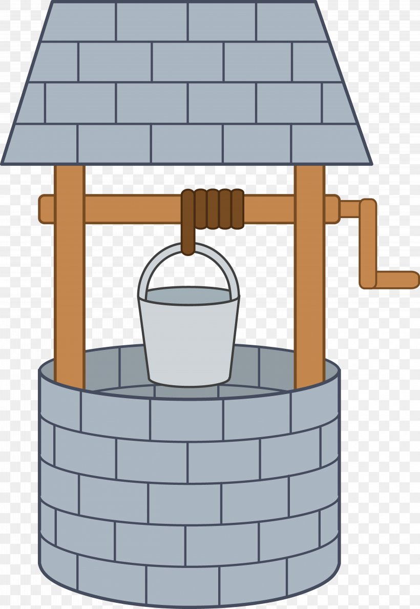 Water Well Wishing Well Clip Art, PNG, 5424x7858px, Water.