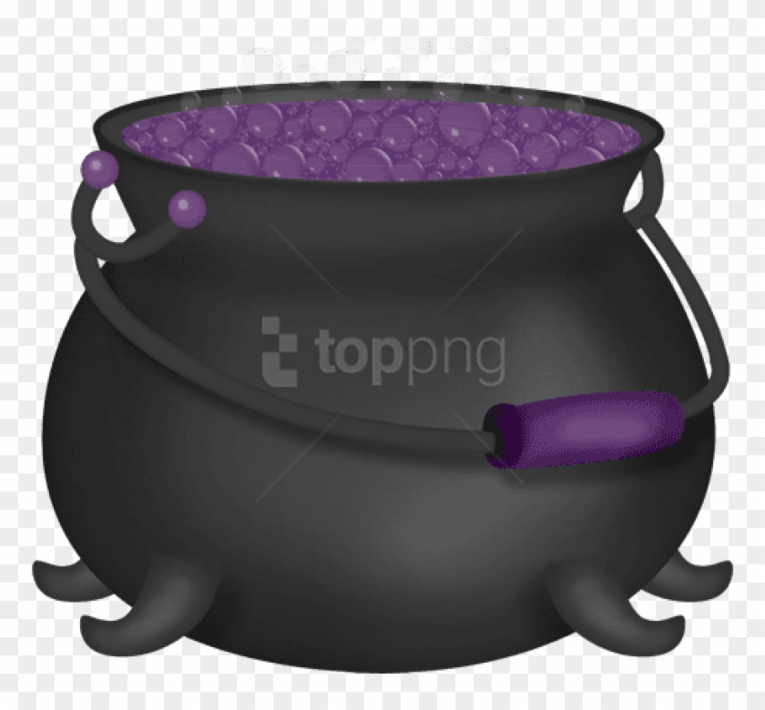 Download Halloween Purple Witch Cauldron Png Images.