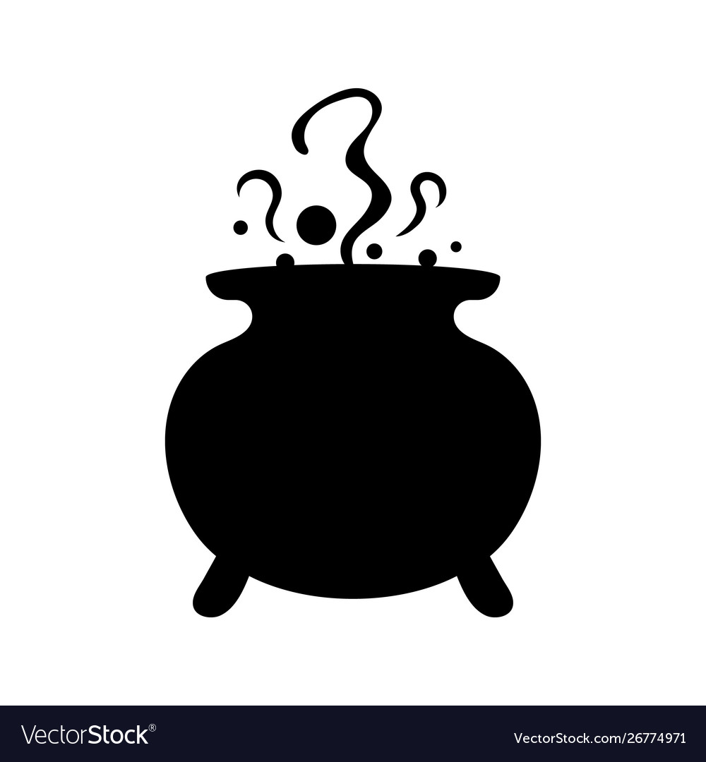 WITCH CAULDRON SILHOUETTE CLIPART 52px Image 4