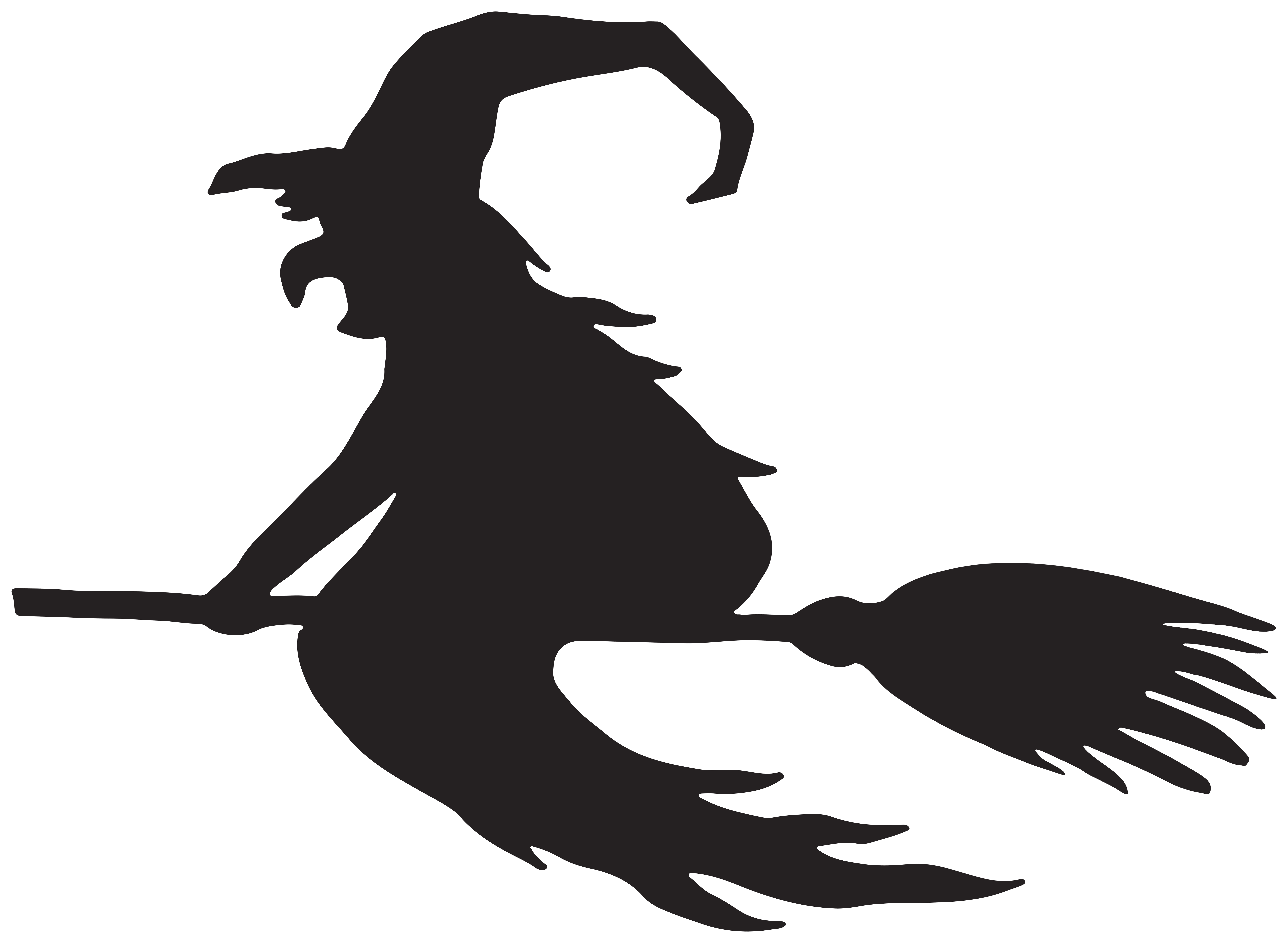 Printable Witch Silhouette Printable World Holiday