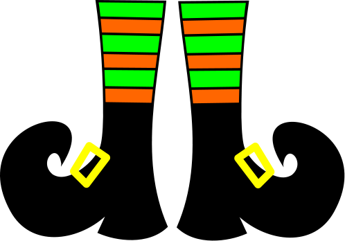 Witch Leg Clipart.