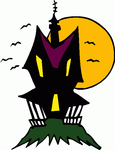 Images of witches house clipart.