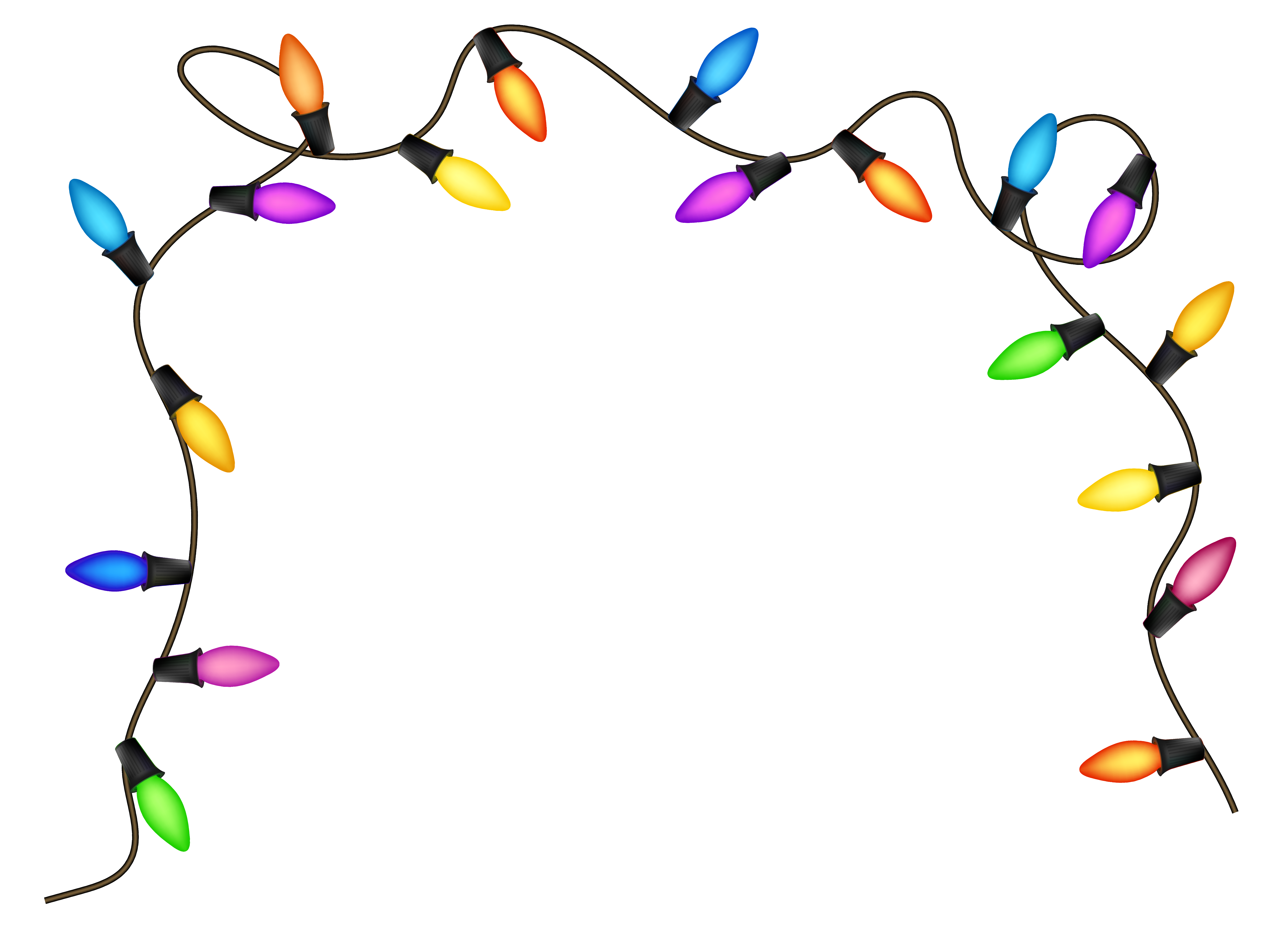 Download christmas lights clipart transparent free 20 free Cliparts ...