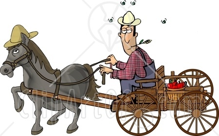 Horse And Cart Clipart.