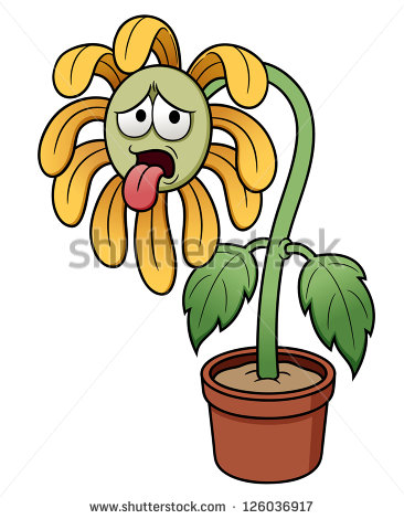 Withering Plants Clipart.