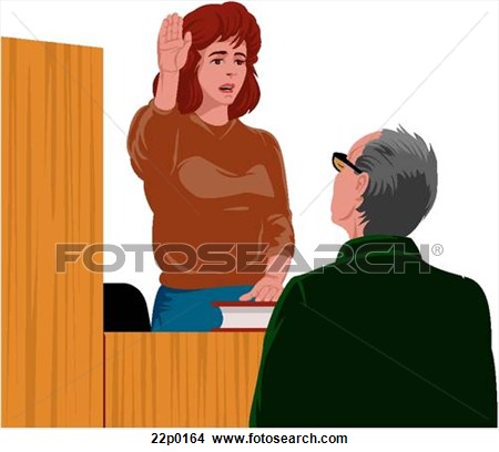 Witness Stand Clipart.